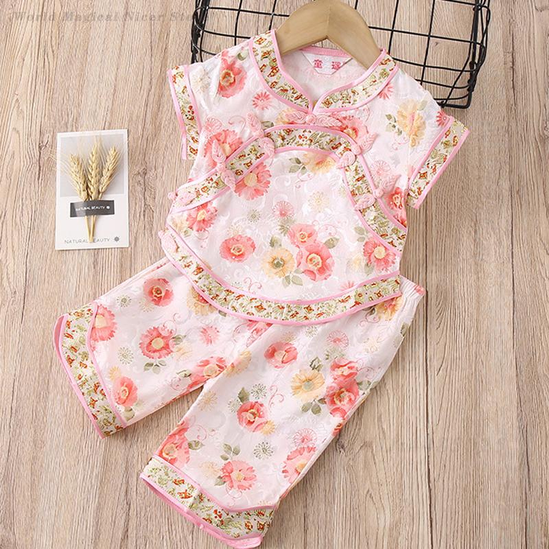 Summer Clothing Baby Girl - Bebek Kız Tang Takım Elbise Yaz