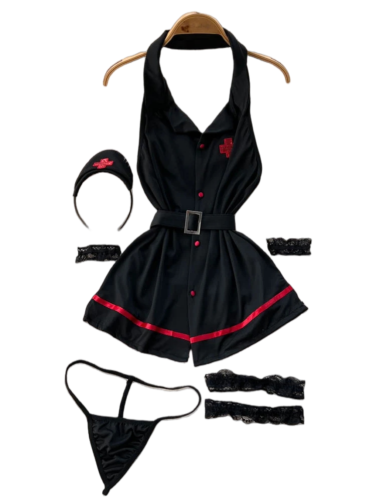 Summer Clothing Stores - Erotik Moda Seksi Halter Lingerie Elbise