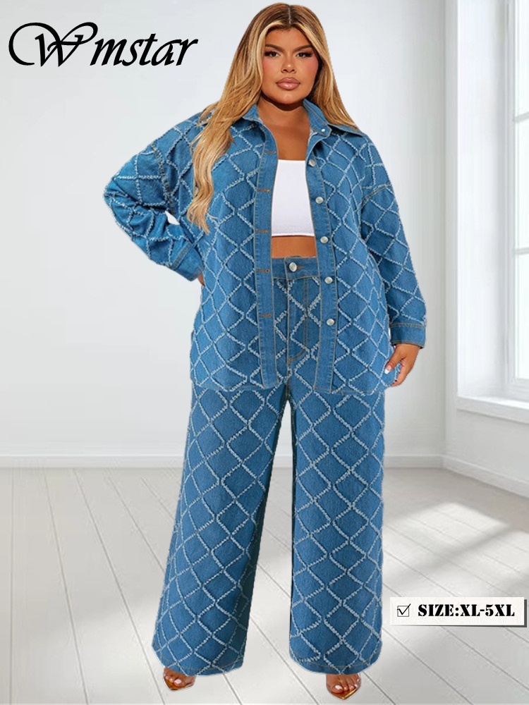 Wmstar Artı Boyutu Denim Iki P - Summer Clothing Wholesale incelemesi ve fiyatı